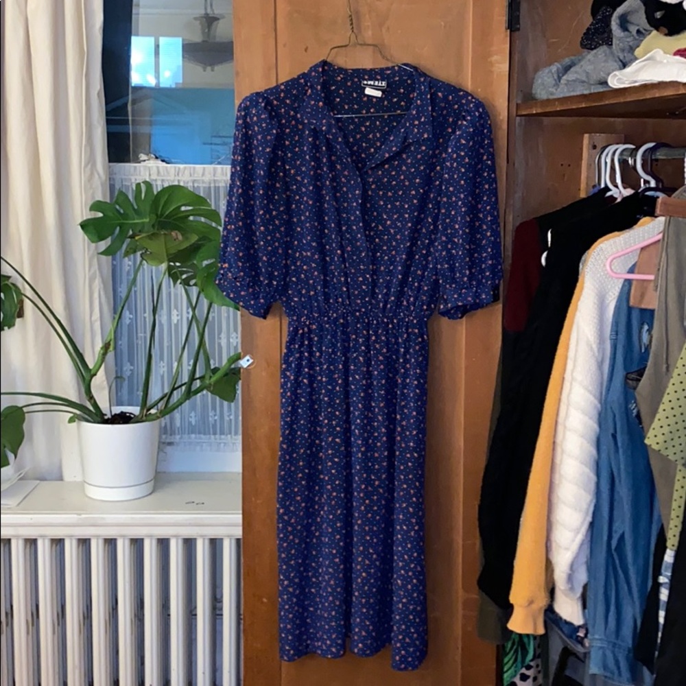 Vintage dress prairie style feminine southern